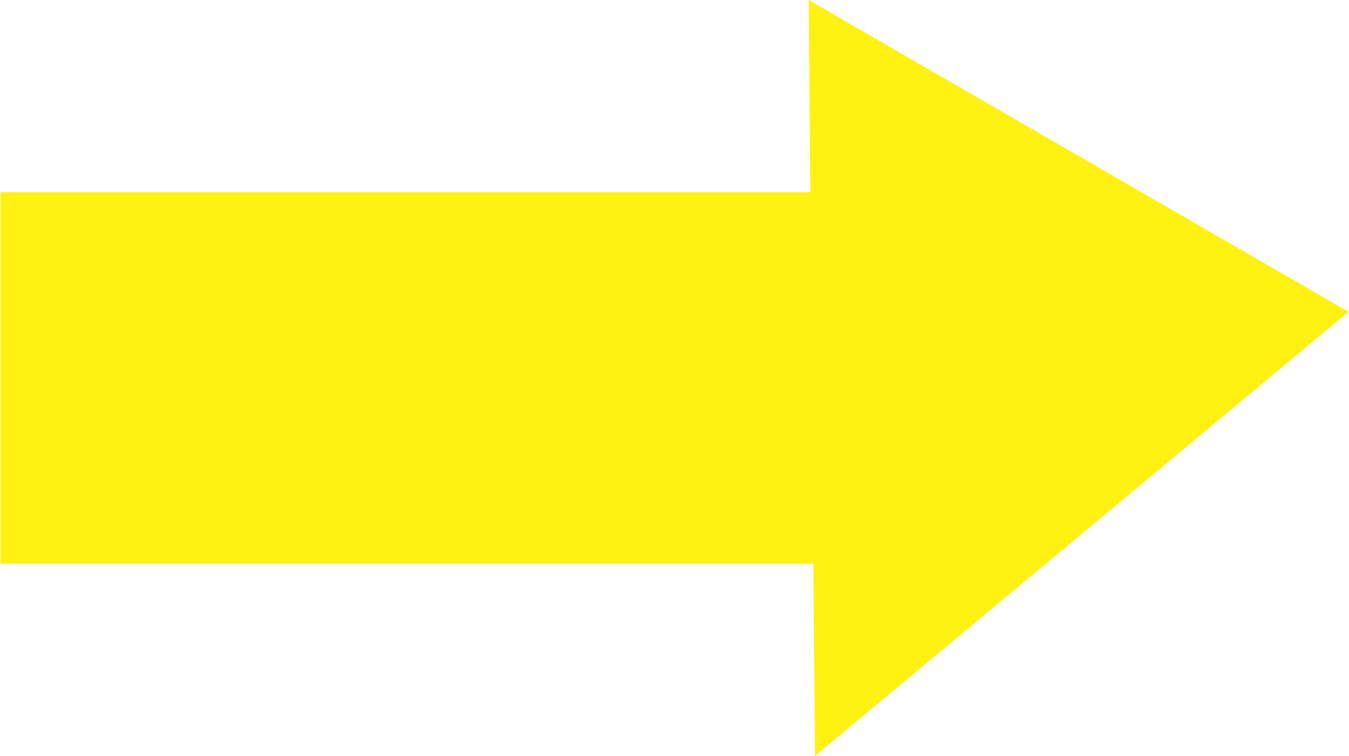 Arrow Direction Sign Yellowand Blue