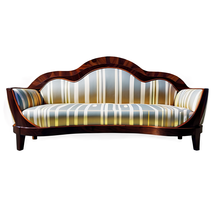 Art Deco Couch Png 05252024