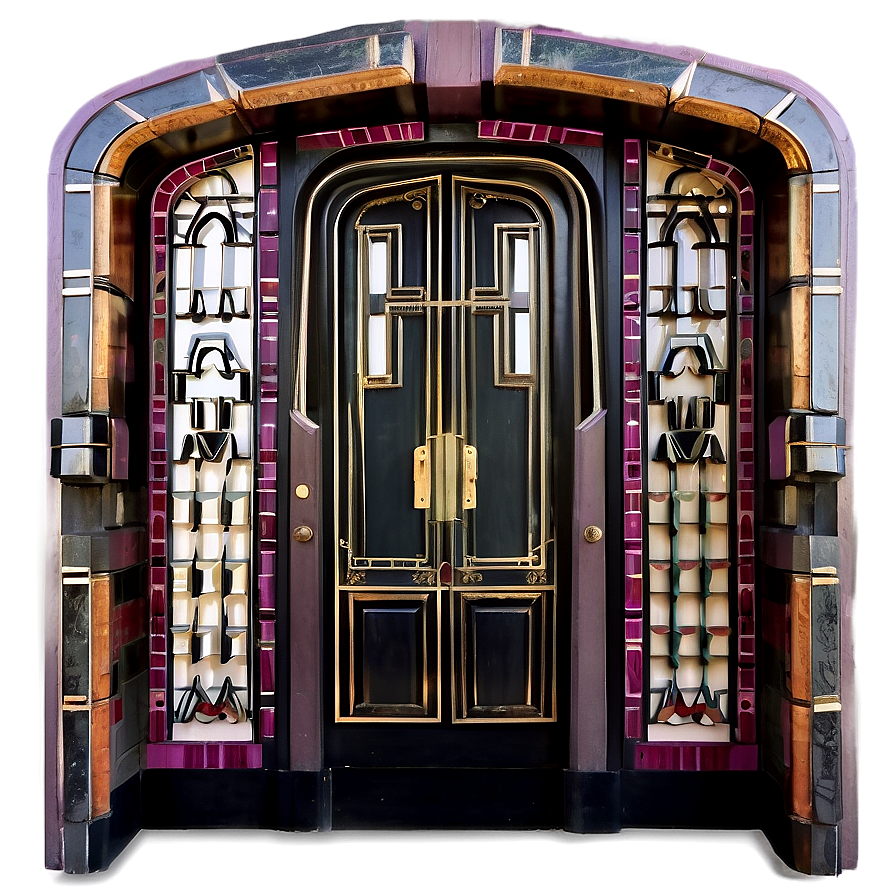 Art Deco Door Png 05042024