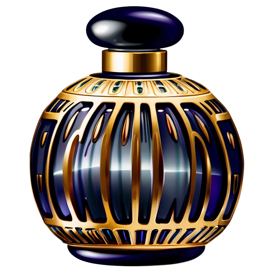 Art Deco Perfume Bottle Png 05242024