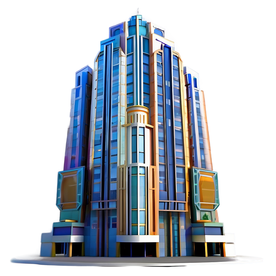 Art Deco Skyscraper Png Lfo11