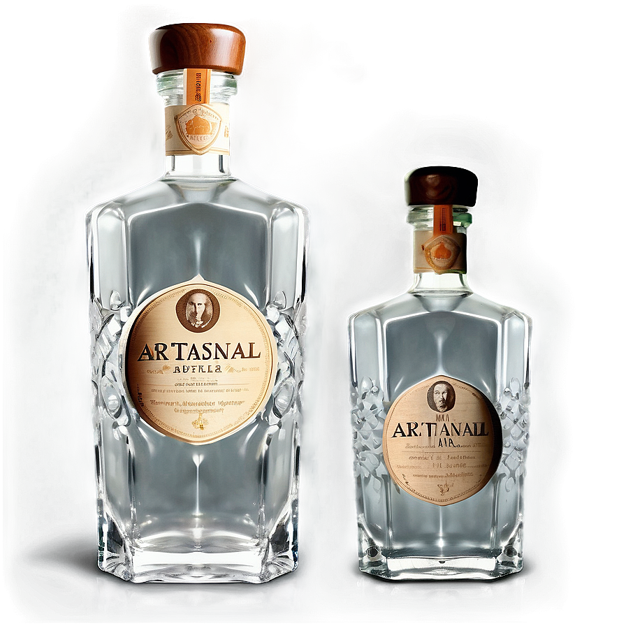 Artisanal Gin Bottle Png 69