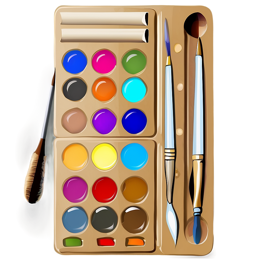 Artist's Palette Clipart Png 06212024