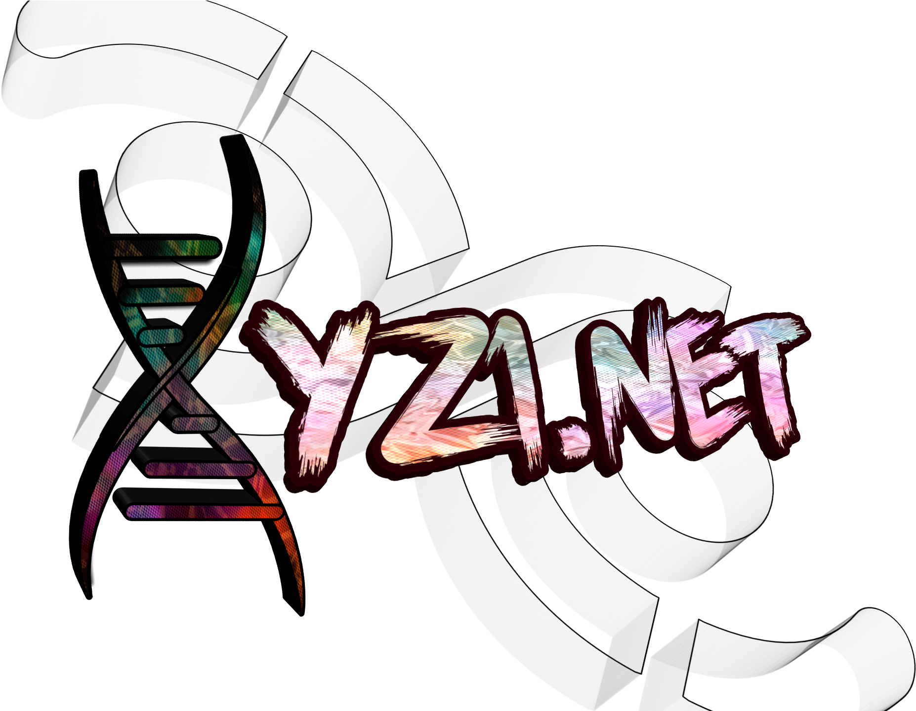 Artistic D N A Structure Y Z1 Net Logo