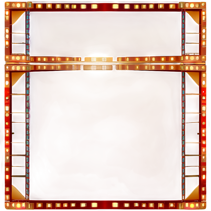 Artistic Film Frame Decoration Png Bbd