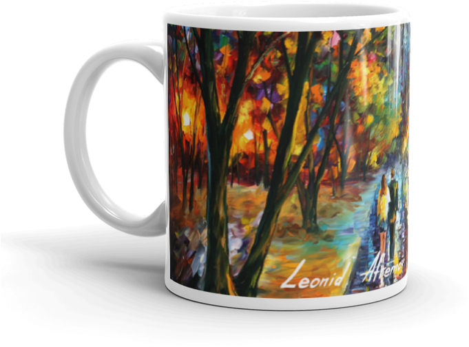 Artistic Forest Print Coffee Mug