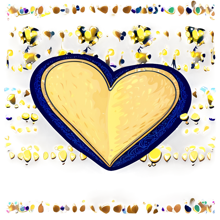 Artistic Heart Doodle Png Trc