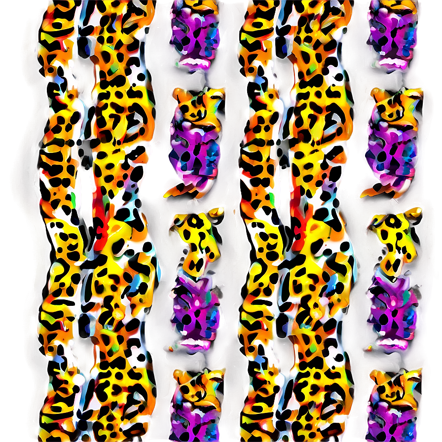 Artistic Leopard Pattern Png Vml