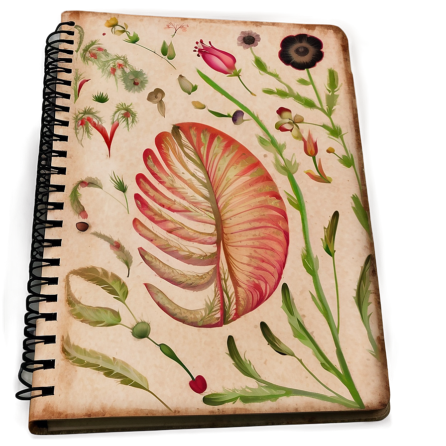 Artistic Notebook Cover Png Dco99