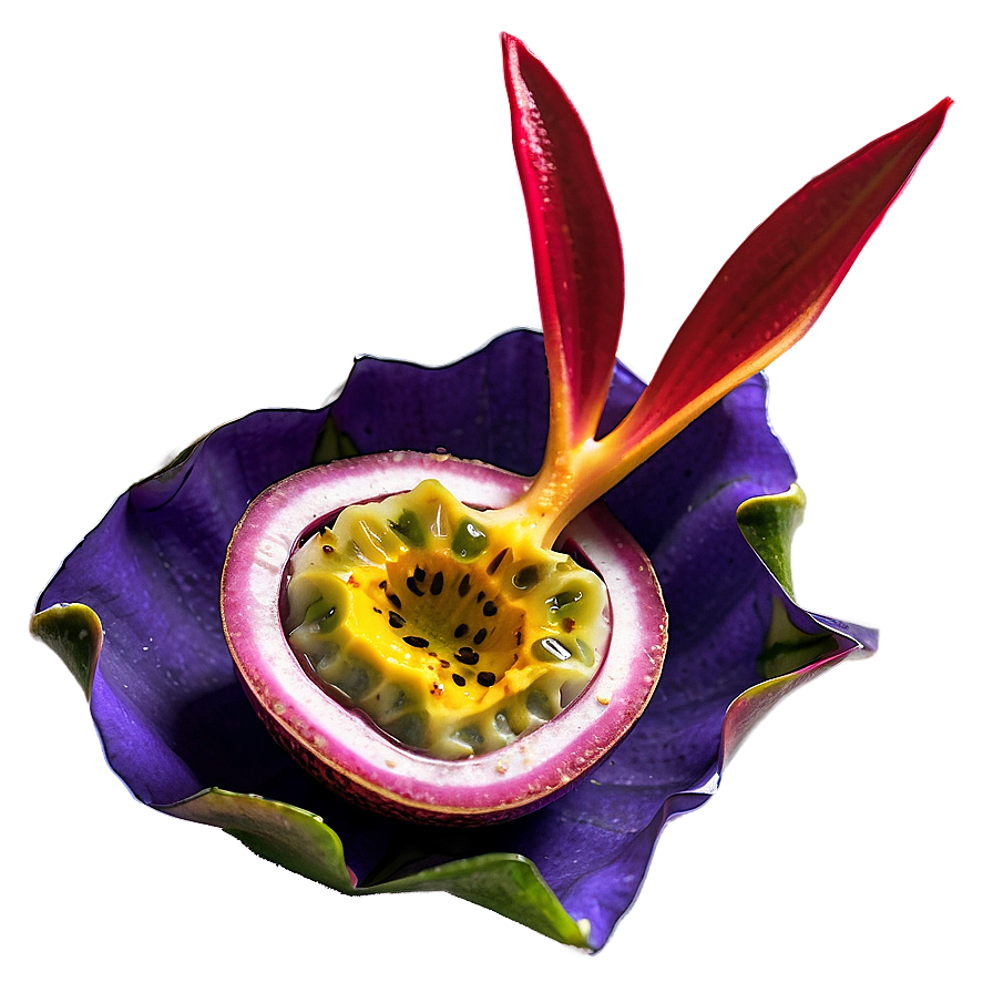 Artistic Passion Fruit Arrangement Png Lkv