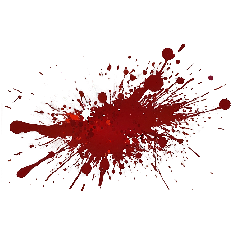 Artistic Red Splatter Png 06132024