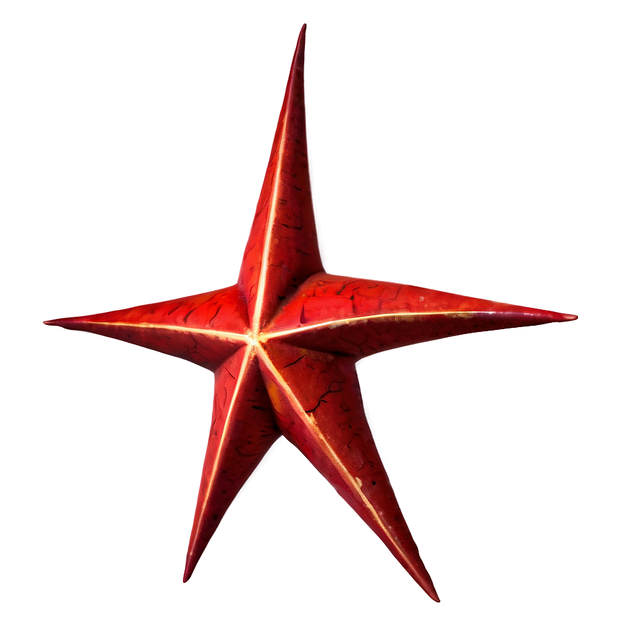 Artistic Red Star Png Mbn