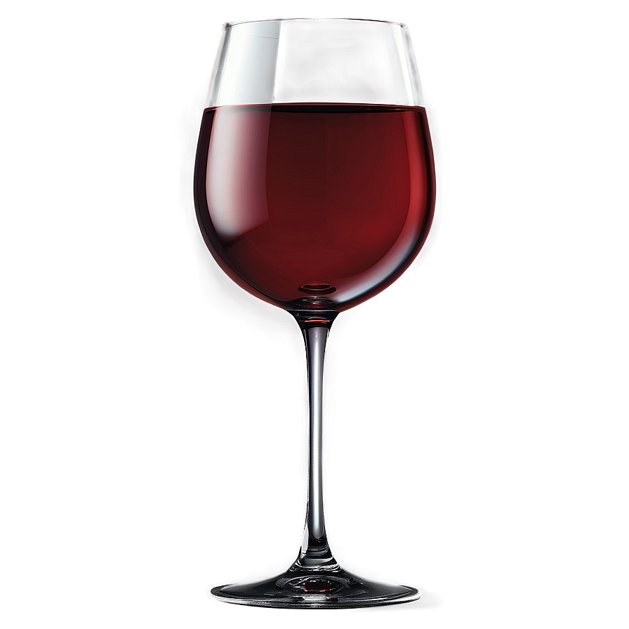 Artistic Red Wine Glass Png Pko94