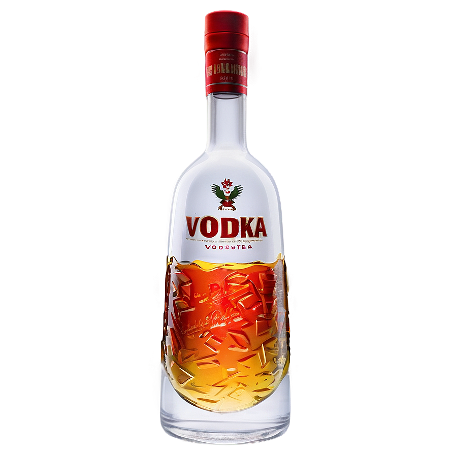 Artistic Vodka Bottle Png 06212024