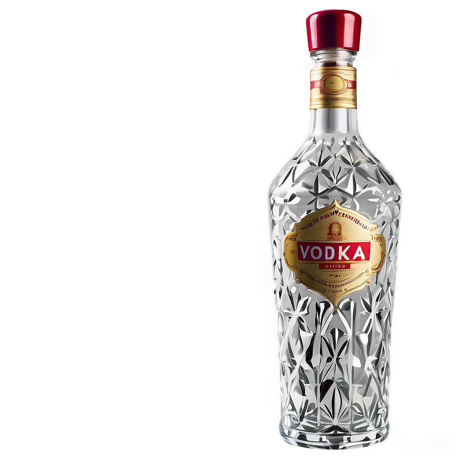 Artistic Vodka Bottle Png 30