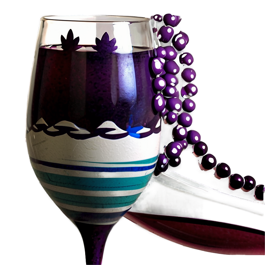 Artistic Wine Glasses Craft Png Qyw