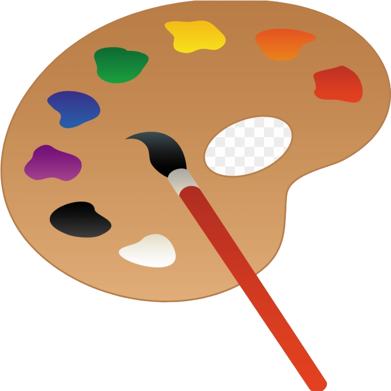 Artists Paletteand Brush Clipart