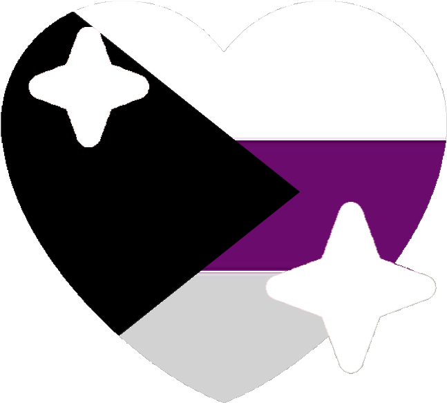 Asexual Pride Heart Emoji