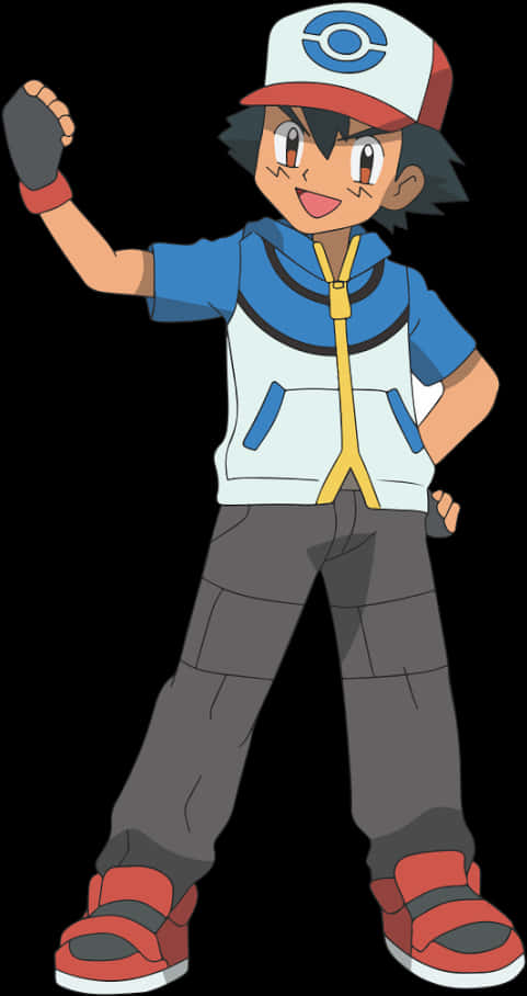 Ash Ketchum Pokemon Trainer Pose