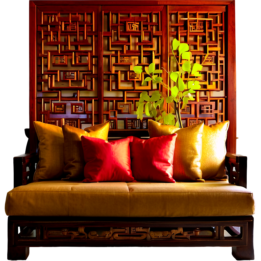 Asian Inspired Living Room Png Bdd