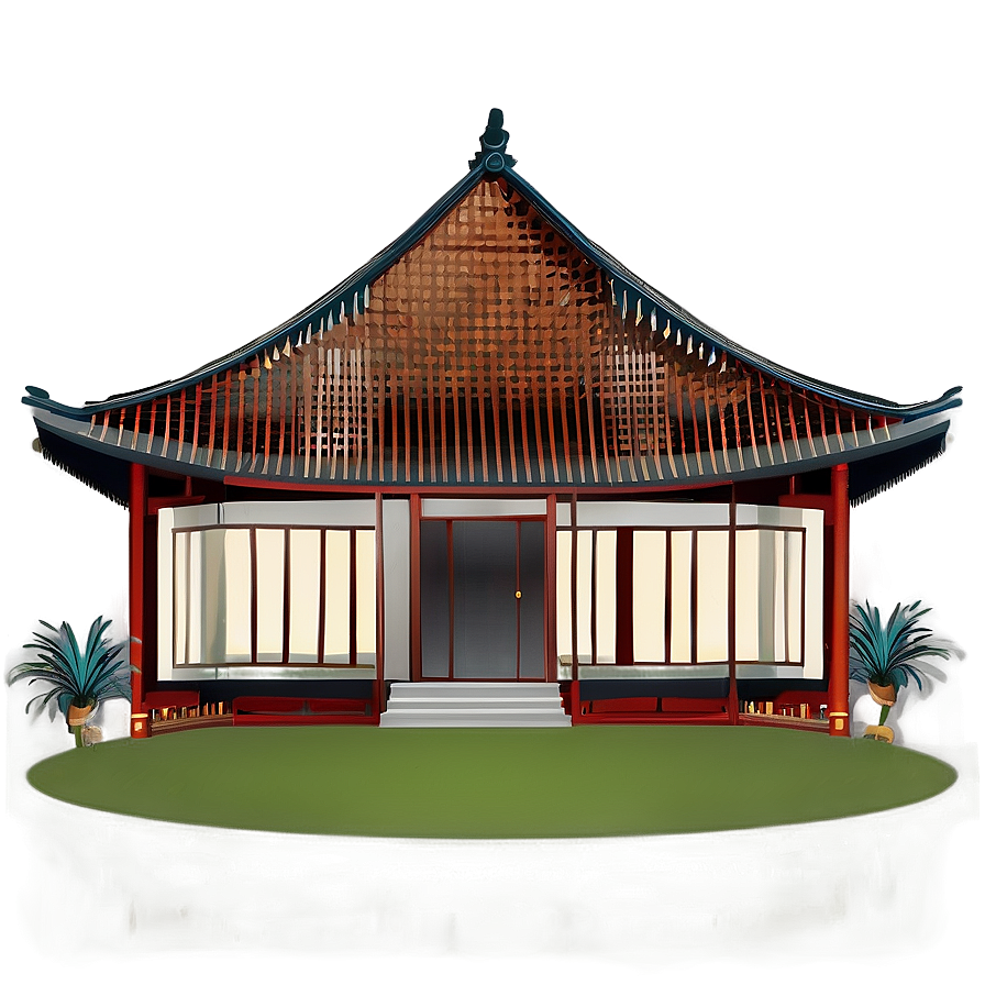 Asian Style House Clipart Png 52