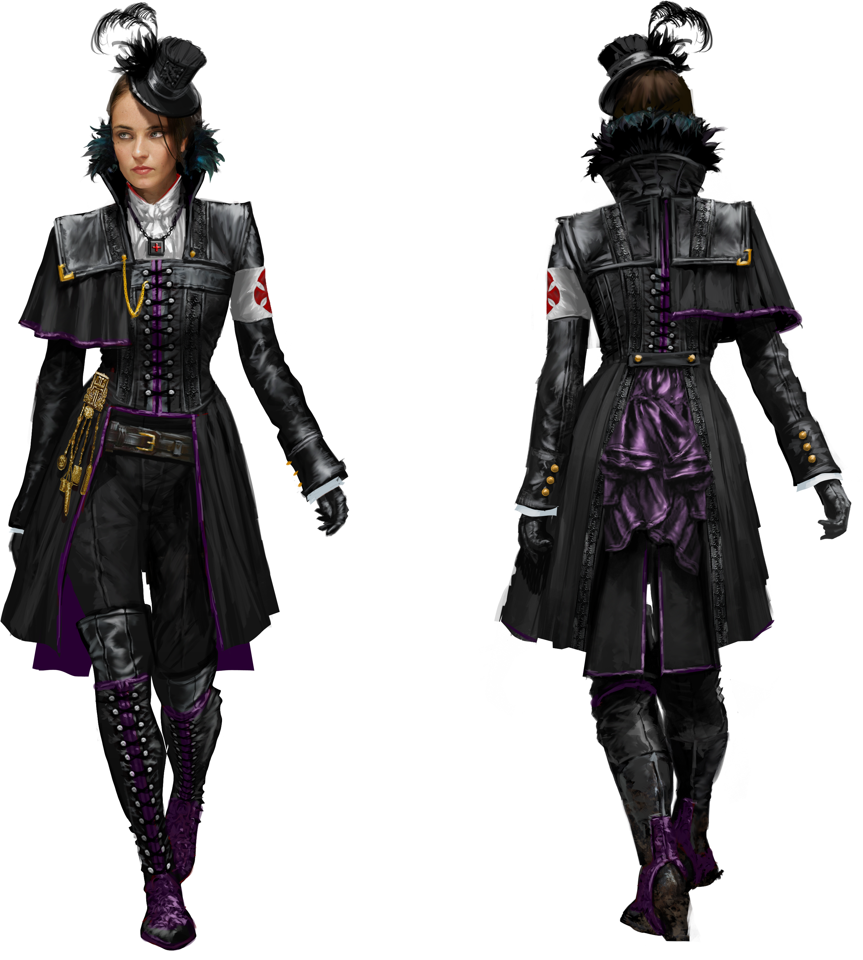 Assassins Creed Female Character Concept Art