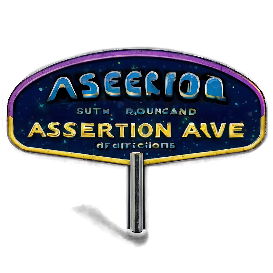 Assertion Avenue Sign