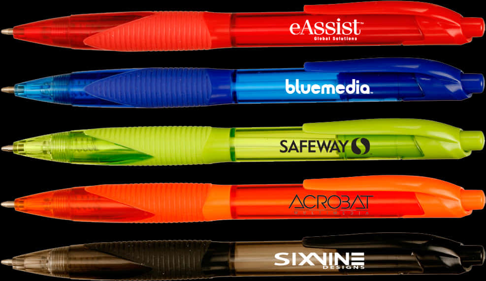 Assorted Branded Pens Collection