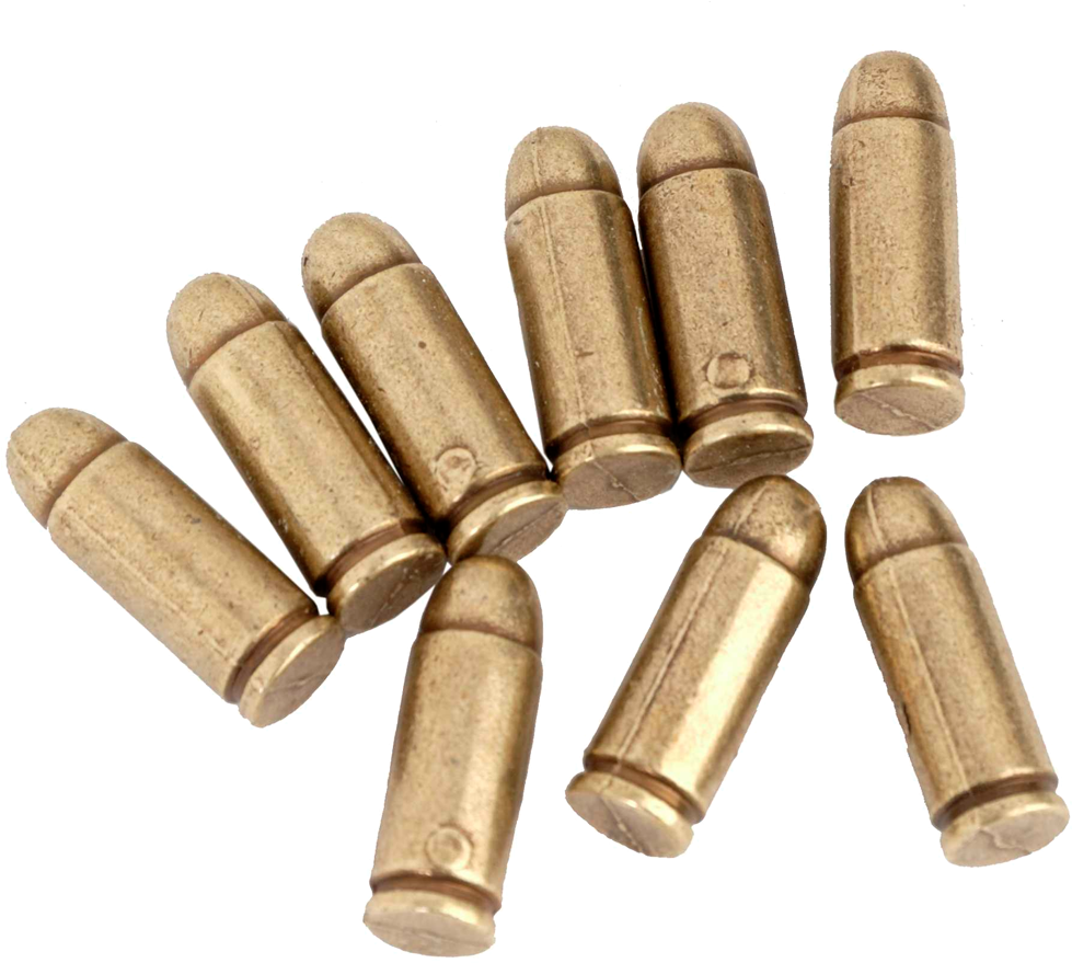 Assorted Bullets Transparent Background