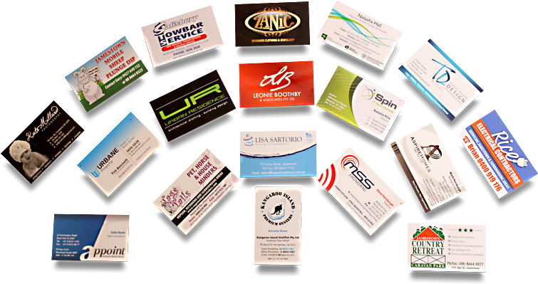 Assorted Business Cards Collection