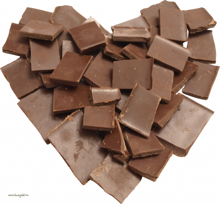 Assorted Chocolate Pieces Heart Shape