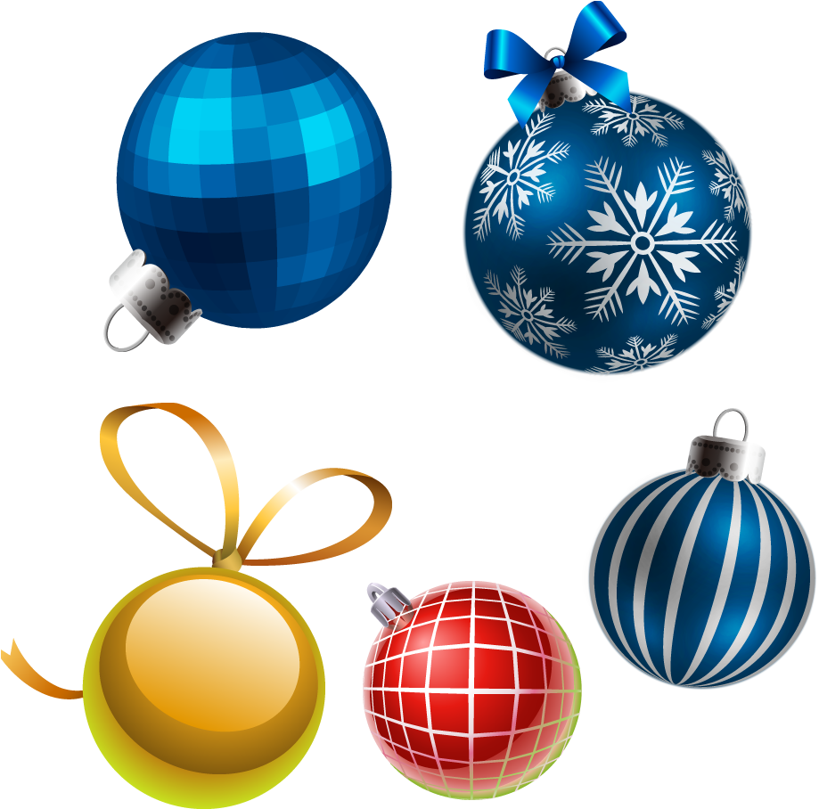 Assorted Christmas Ornaments Collection