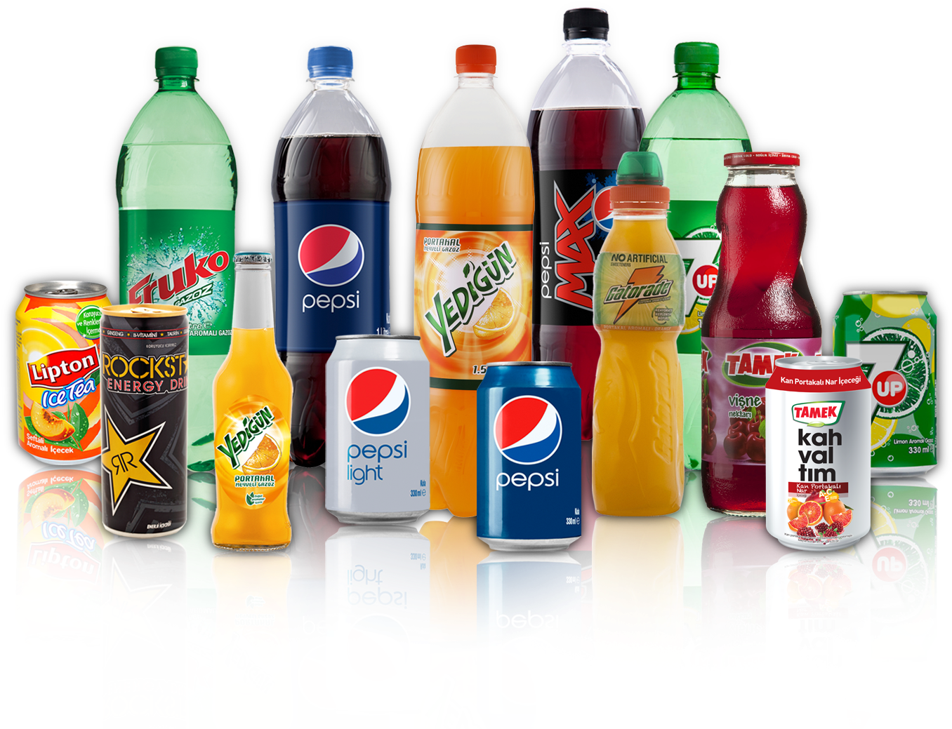 Assorted Cold Drinks Collection