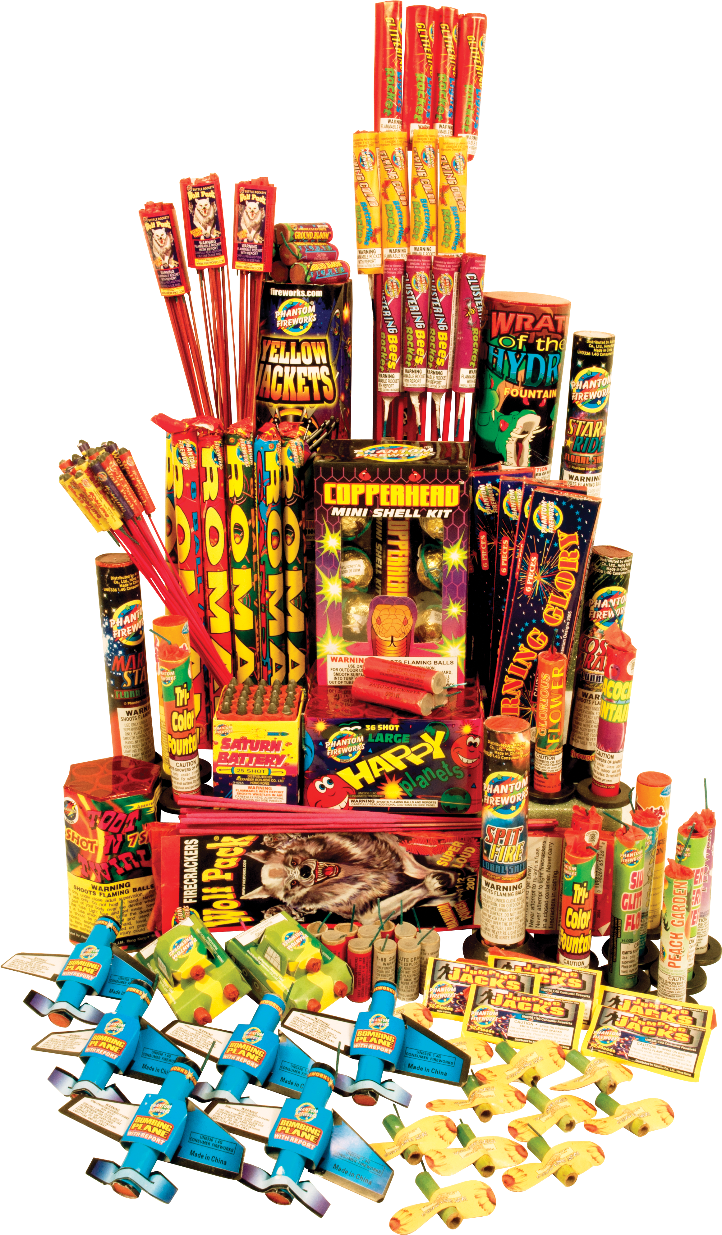 Assorted Fireworks Collection