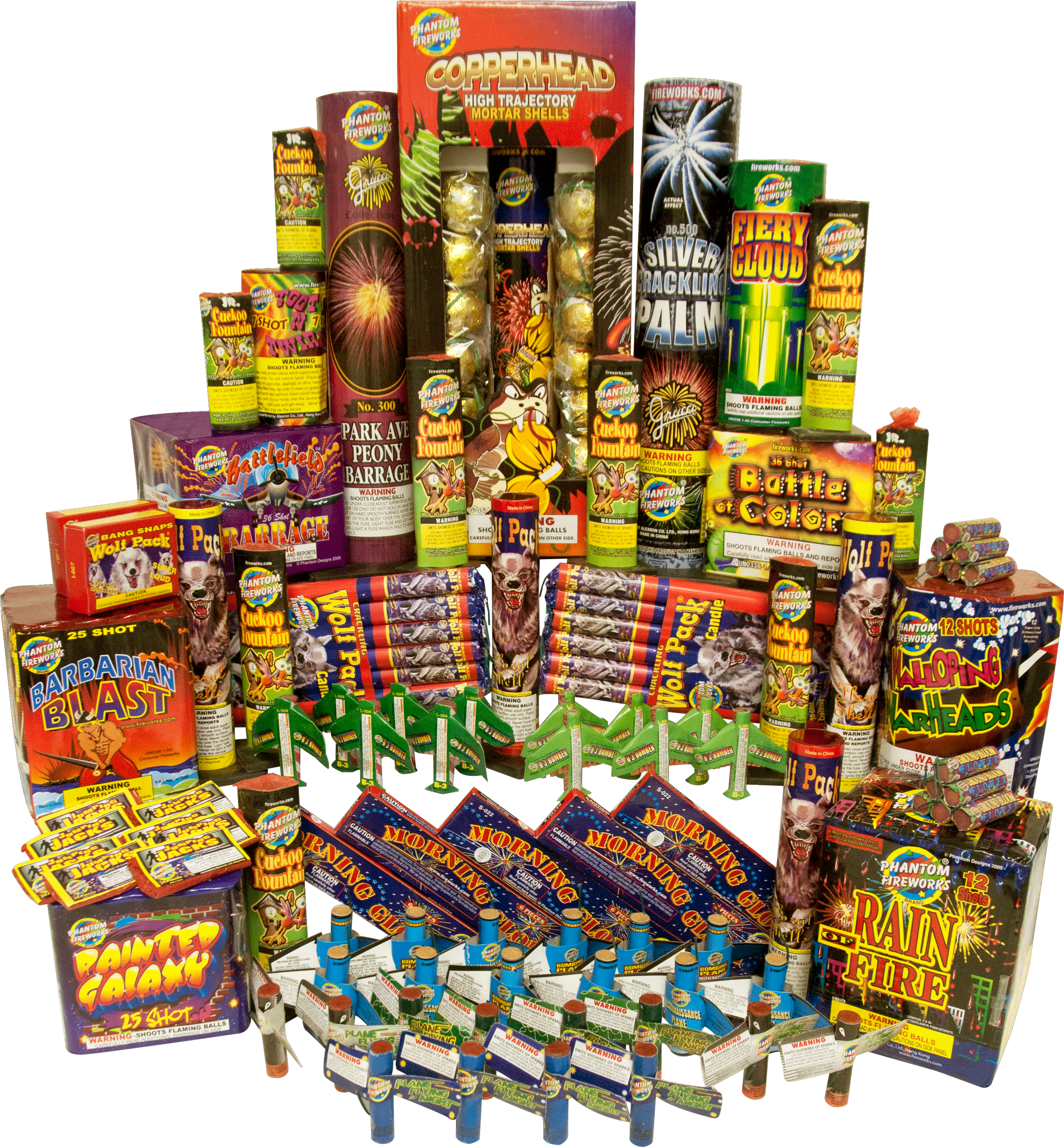 Assorted Fireworks Collection