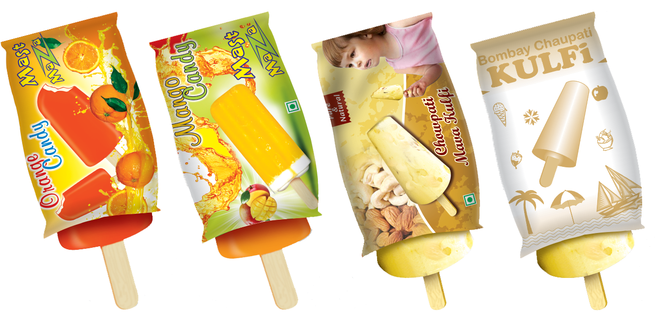 Assorted Flavored Kulfi Popsicles