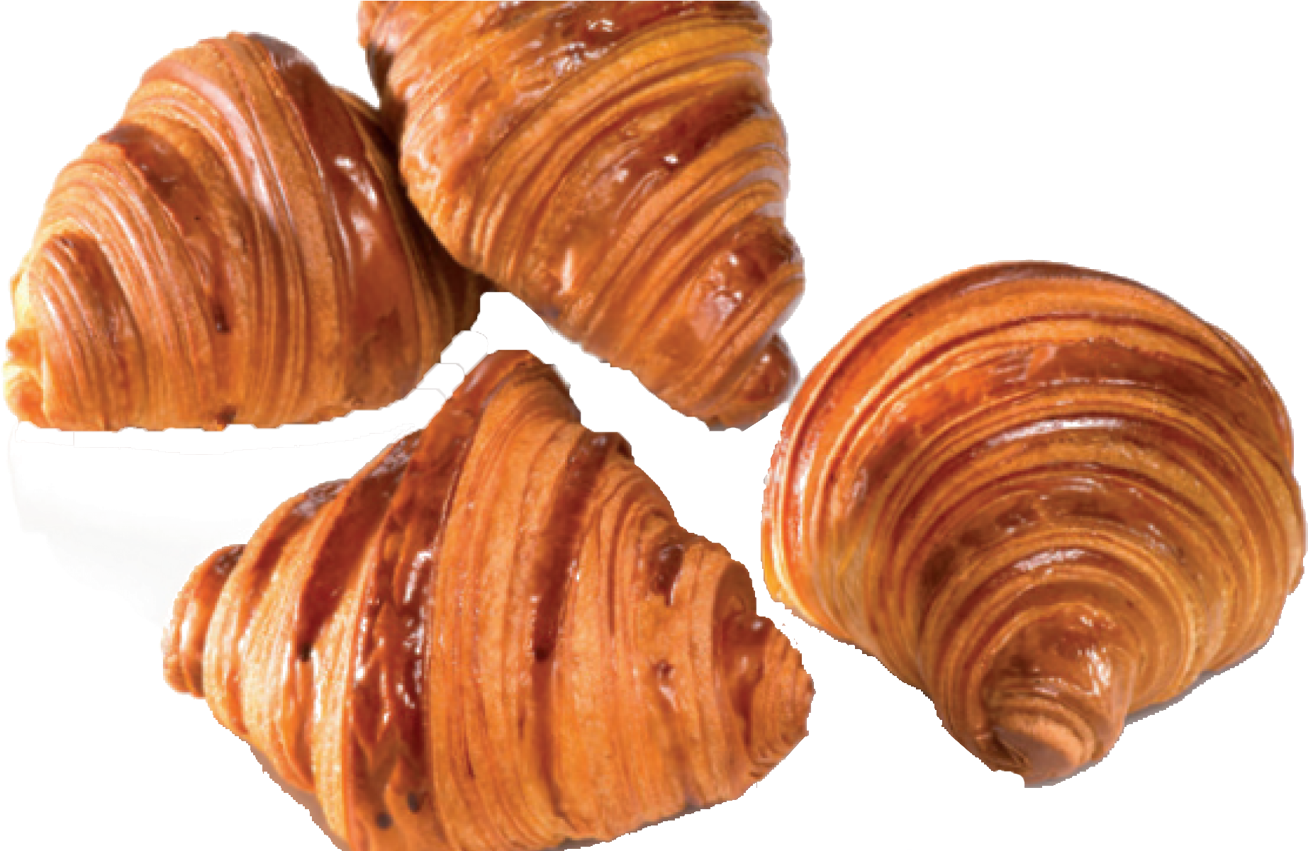 Assorted Fresh Croissants Transparent Background