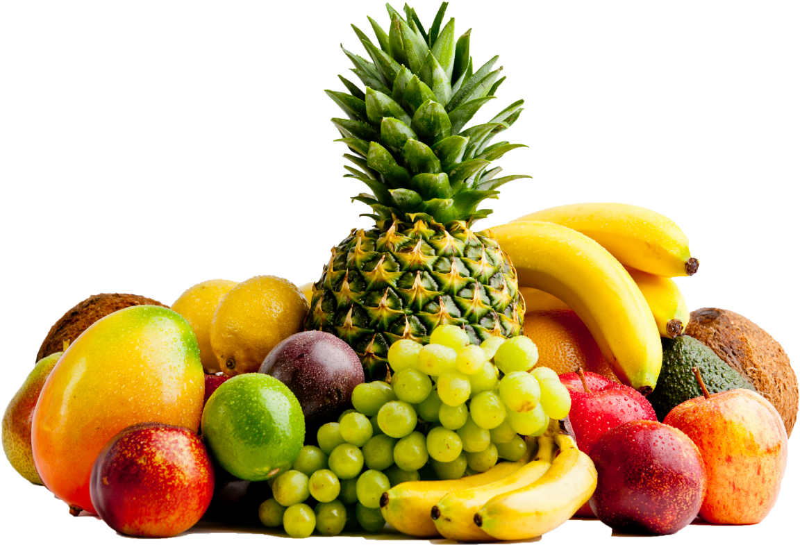 Assorted Fresh Fruits Display