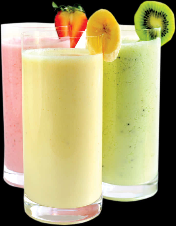 Assorted Fruit Smoothies