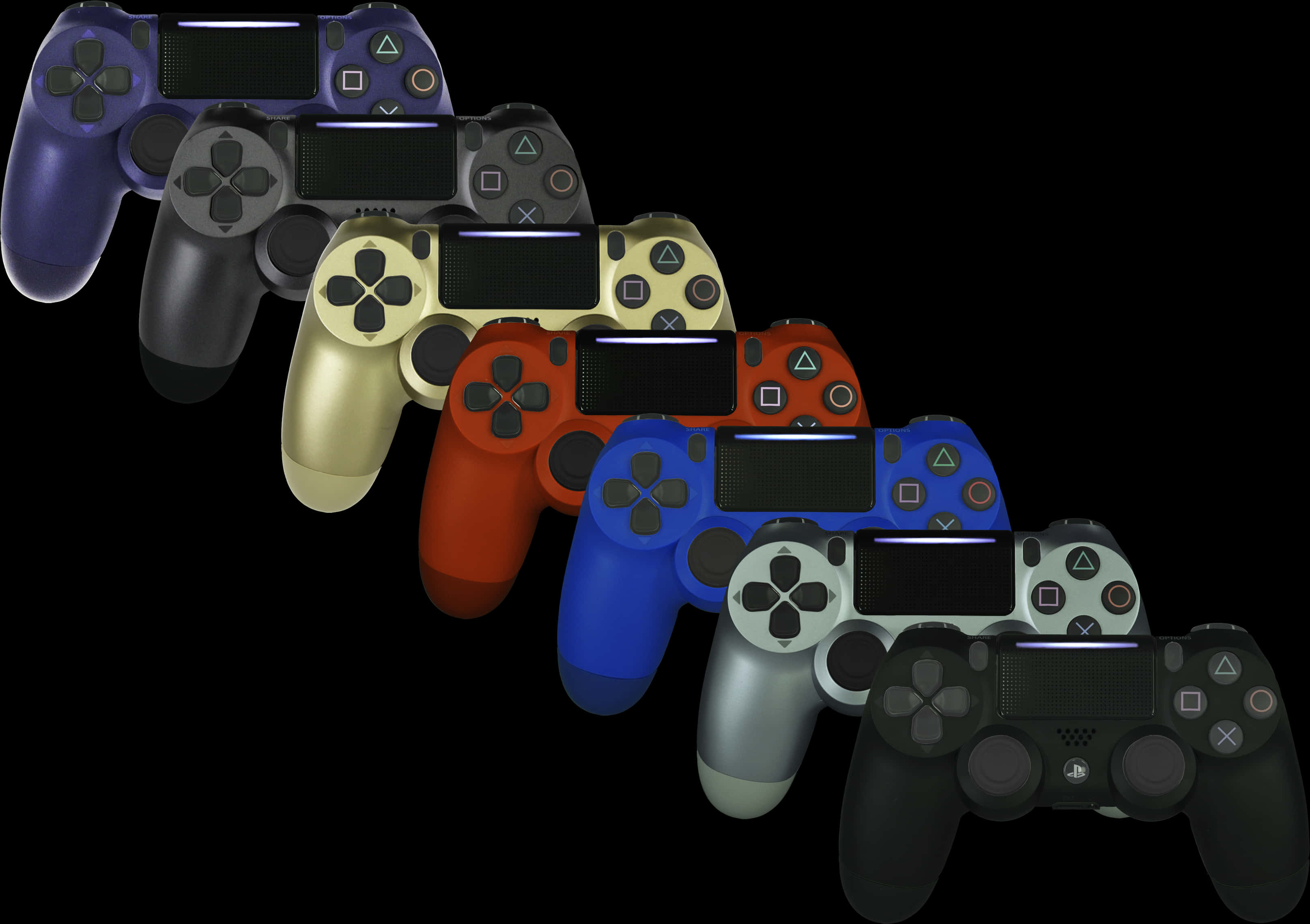 Assorted Game Controllers Collection