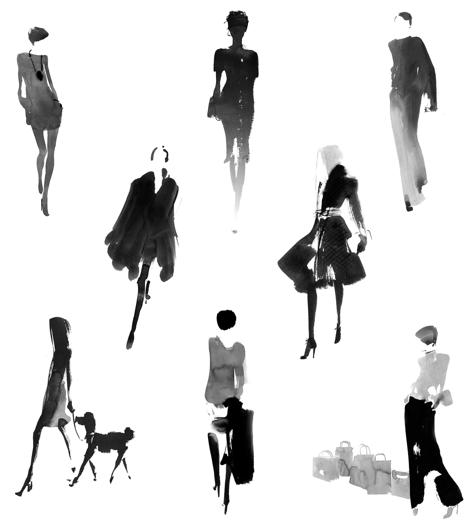 Assorted_ Human_ Silhouettes_ Collection