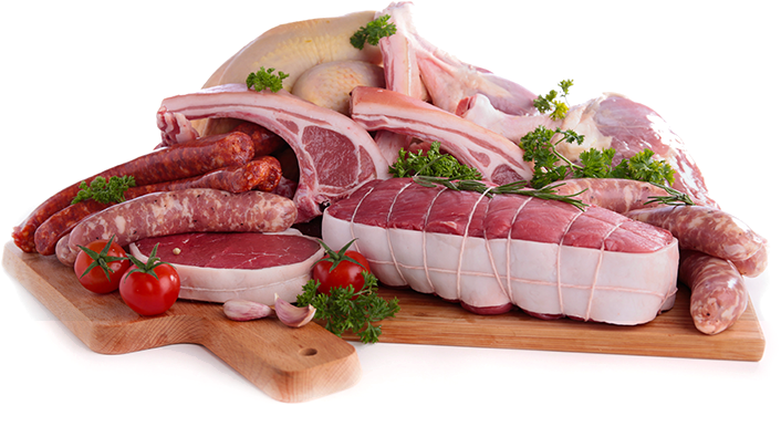 Assorted Meat Selectionon Cutting Board