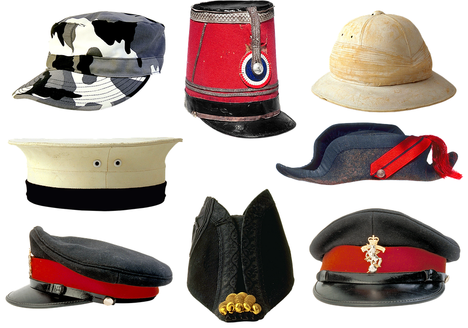 Assorted_ Military_ Headgear_ Collection