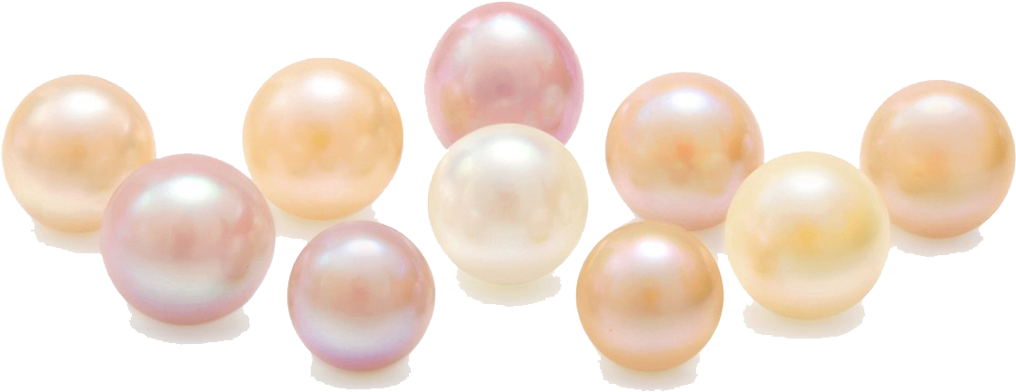 Assorted Pearls Transparent Background