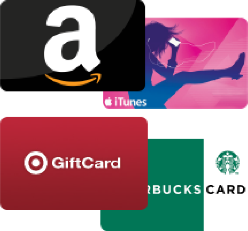 Assorted Popular Gift Cards