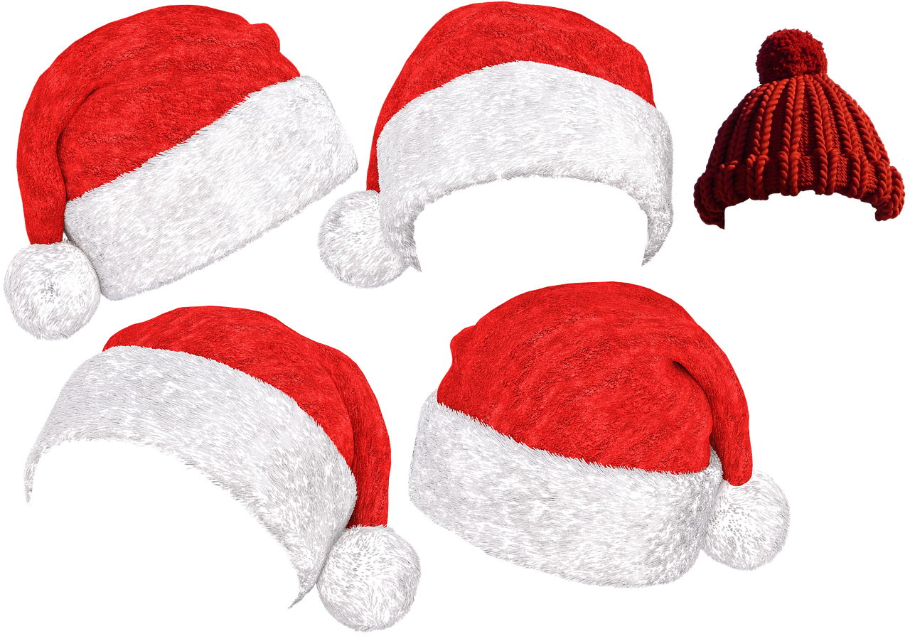 Assorted Santa Hats Collection