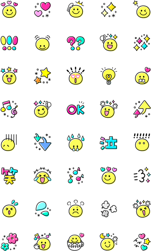 Assorted Smiley Emojis Collection