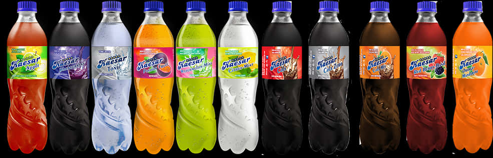 Assorted Soft Drinks Lineup