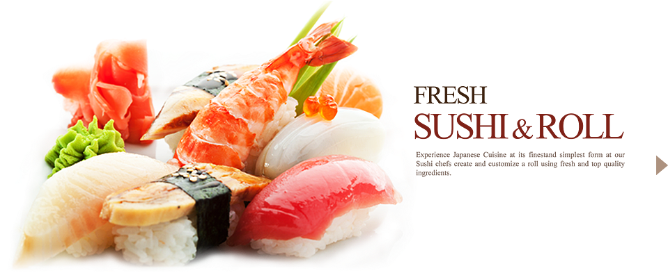 Assorted Sushi Selection Banner