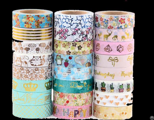 Assorted Washi Tape Designs